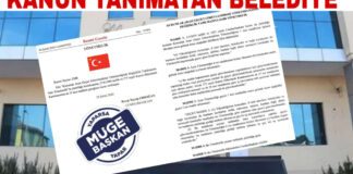 KANUN TANIMAYAN BELEDİYE