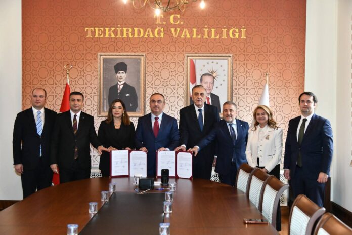 Ergene Arıtma Protokolü İmza Töreni Tekirdağ Valiliği Ergene atıksu arıtma protokolü imza töreni