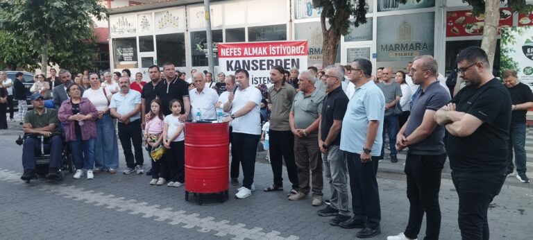 Ergene’de Çevre İsyanı: “Nefes Almak İstiyoruz, Kanserden Ölmek İstemiyoruz”